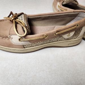 Sperry Gold Shimmer "Boat Shoe"